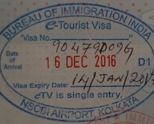 India_e-Tourist_Visa_Entry_Stempel