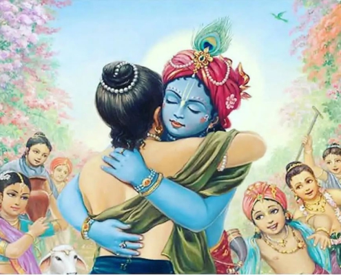 Krishna-Sudama omhelzing